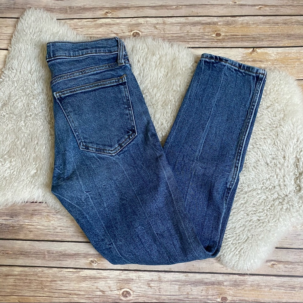 GAP Slim High Rise Vintage Classic Cuff Jeans